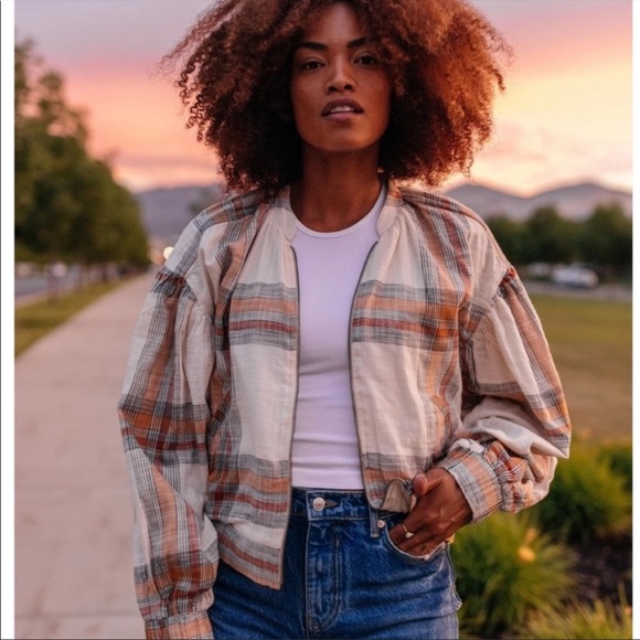 Mattie Plaid Bomber Jacket | Poshmark